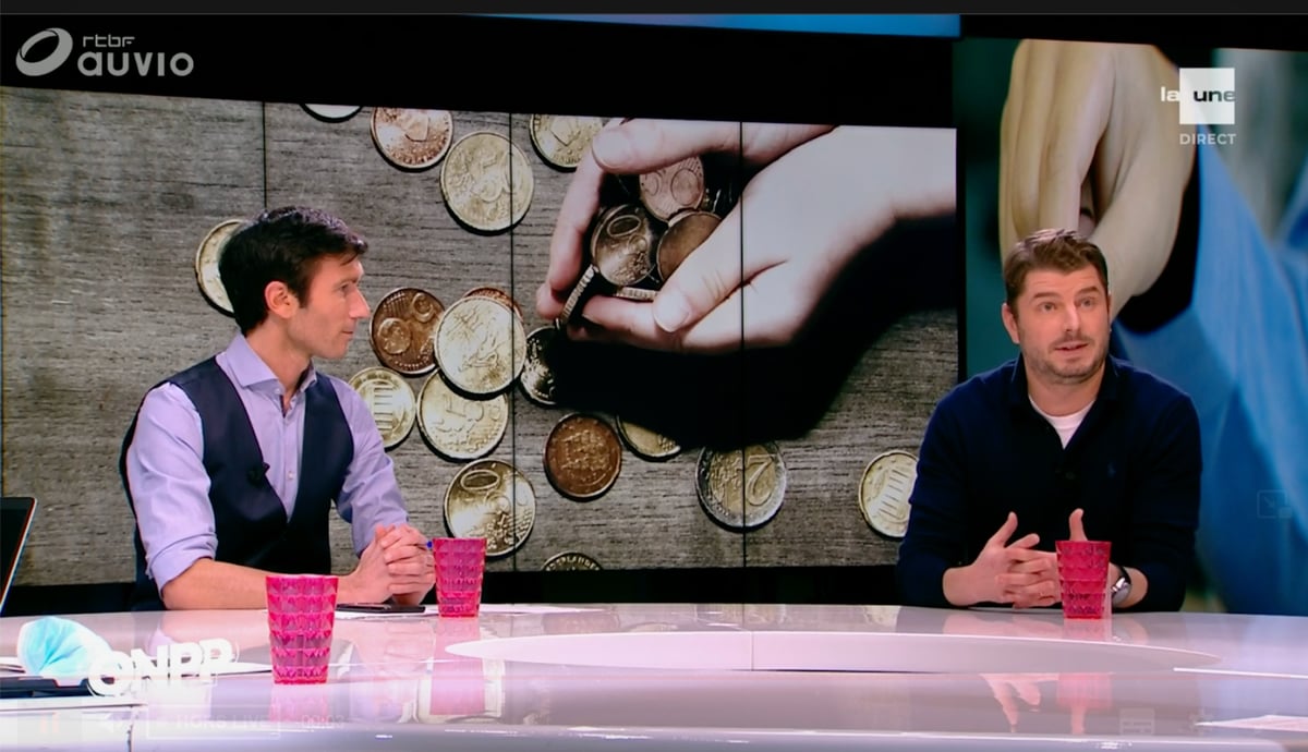 Benjamin Corvilain discussing the FIRE movement on the RTBF