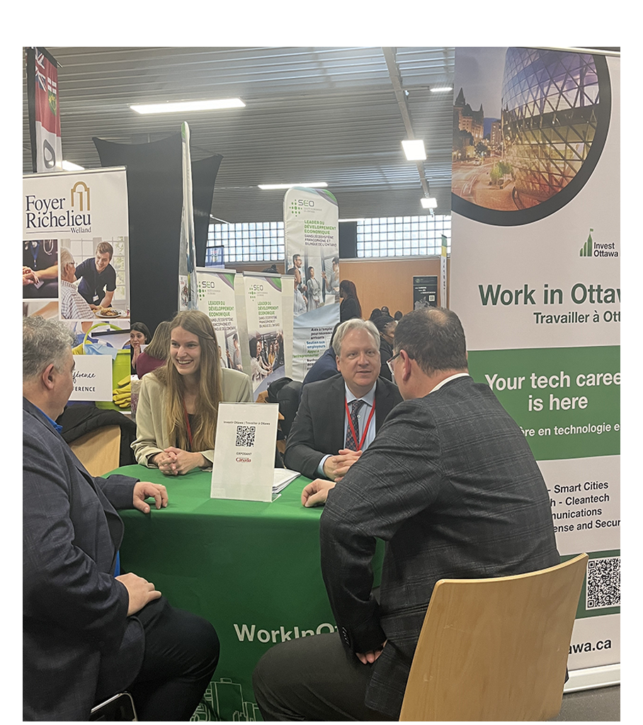 Work in Ottawa team at an event