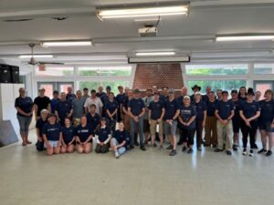 A team photo for Mitel. 